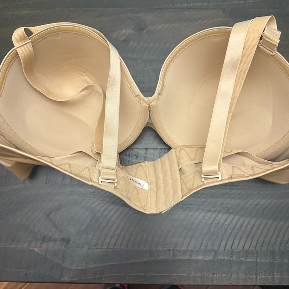 Cacique Lane Bryant Multi Way Boost Strapless Bra 44D Cafe Mocha - Picture 10 of 12